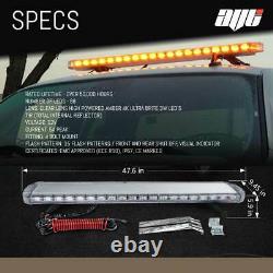 1.2M LED Light Bar Amber Strobe Beacon Recovery Van Truck Lightbar 120cm 1200mm