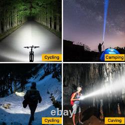 10 Pack 1200000LM Zoomable Police Tactical Torch Lamp LED Flashlight+Batt+Char