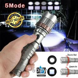 10Pack Super Bright LED Flashlight Torch Light Tactical Zoomable Handheld Lamp