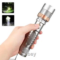 10Pack Super Bright LED Flashlight Torch Light Tactical Zoomable Handheld Lamp