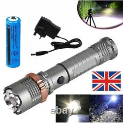 10Pack Super Bright LED Flashlight Torch Light Tactical Zoomable Handheld Lamp