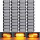 12 Led Amber Truck Car Emergency Beacon Warning Hazard Flash Strobe Light Bar