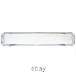 1200mm Amber Recovery Light Bar LED Safety Hazard Beacon Lightbar Strobe Car Van