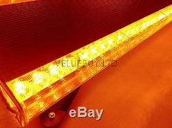 1400mm 55104w Led Work Light Top Beacon Recovery Flashing Strobe Light Yellow