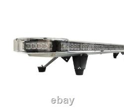 140cm Led Amber Light Bar Strobe Beacon Recovery Vehicle 10 Flash Modes 12-24V