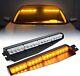 16led Visor Strobe Light Bar Interior Windshield Hazard Warning Caution Lights