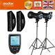 2 Godox Sk300ii 300w 2.4g Flash Strobe +softboxes+light Stands+xpro-trigger Kit