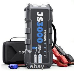 24000mAh USB Car Jump Starter Pack Booster Battery Charger Power Bank 3000A UK