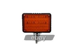 24v Amber Lens Flashing Strobe LED Lights Recovery Truck Breakdown Lorry Lamps