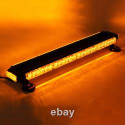 26.6 54W Car Warning Strobe Flashing Light Bar 54 LED Amber Lamp Universal