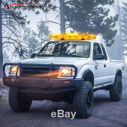 27 64 LED Roof Light Bar Tow Truck Emergency Beacon Warning Plow Strobe Amber