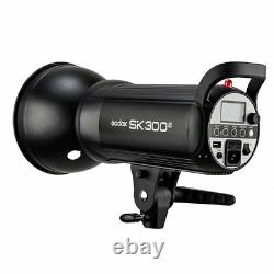 2Godox SK300II 300W 2.4G Flash Strobe+Xpro-N For Nikon+ Softbox Light Stand Kit
