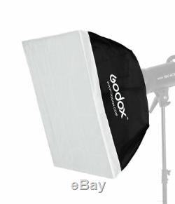 2Godox SK300II Studio Strobe Flash Light +Trigger+Softbox+Light Stand For Canon