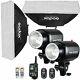 2pcs Godox E300 2x300w Studio Strobe Flash Light + Trigger + Softbox Kit