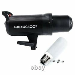 2Pcs Godox SK400II 400W Studio Flash Strobe Light + Softbox +Stand + Trigger Kit