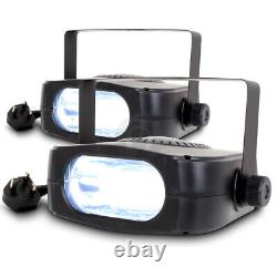 2x Beamz Stroboscope High Power Strobe Lights DJ Lighting 300 Watt UK Stock