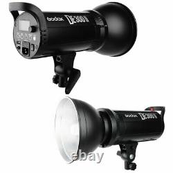 2x GODOX DE300II 300Ws Photography Studio Strobe Flash Light Lamp with Stand