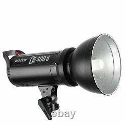 2x Godox DE400II 400W Studio Strobe Flash Light Lamp + 120cm Grid Softbox Stand