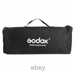 2x Godox SB-FW 80x120cm Softbox Bowens Mount + Grid for Studio Flash Strobe