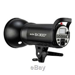 2x Godox SK300II Studio Strobe Flash Light Head +Trigger+Softbox+Light Stand Kit