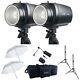 300w Photo Studio Strobe Flash Monolight Lighting Kit 36 Umbrella Stand Bag 2pc