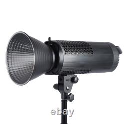 300W Studio Strobe Light 5500K Portable Photography Flash CRI97+ Stepless Di REL