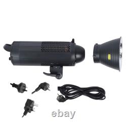 300W Studio Strobe Light 5500K Portable Photography Flash CRI97+ Stepless Di REL