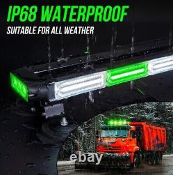 34inch 166 LED Emergency Rooftop Strobe Lights Bar Flashing Safety Traffic B11