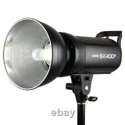 3x Godox SK400II 400W Studio Flash Strobe Light+BD-04 Barn Door + X1T Trigger UK