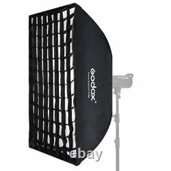 3x Godox SK400II Strobe 400Ws Monolight Studio Flash 80x120cm 120cm Softbox