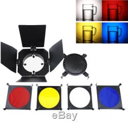 3x150w Flash Strobe Kit Pro Photo Studio Flash Lighting Softbox Honeycomb Transm