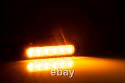 4 x Strobe Light 12/ 24V Amber Quad Flash LED High QUALITY