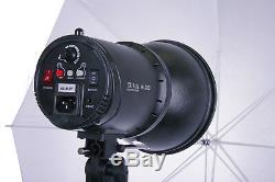 400W Strobe Flash Monolight Kit Photo Studio Photography Lighting with Carry Bag