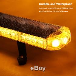 41 Emergency Flashing Lamp Bar Beacon 210W LED Amber Car Strobe Warning Light