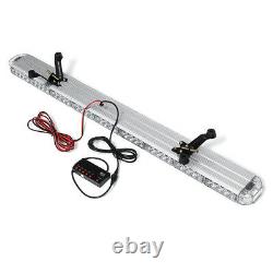 45.6 inch Emergency Flashing Lamp Bar 78 LED Amber Car Strobe Light Warning +