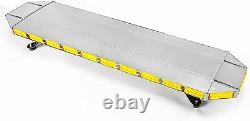 48 LED High Intensity Emergency Light Bar Roof Top Strobe Light Bar YellowithAmbe