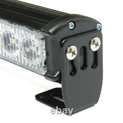 4X 24 LED Car Truck 27'' Emergency Strobe Light Bar Warning Flashing Lamp Beacon