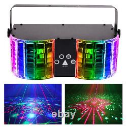 4in1 Voice Stage Laser LED Derby Light LED Flash Strobe Gobo effect disco Lights