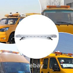 51 Amber LED Strobe Light Bar Car Truck Rooftop Flash Emergency Warning 1310mm