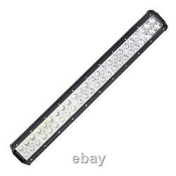 56 LED Flashing Beacon Warning Strobe Light Recovery Bar + 144W LED Work Light