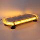 56led Emergency Warning Strobe Light Amber Magnetic Bar Recovery Beacon 16 Modes