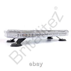 60cm 24 LED Recovery Light bar 600mm R65 Magnetic Amber Flashing Strobe Beacon