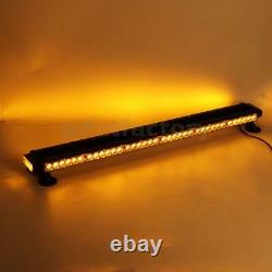 78LED Recovery Light Bar Car Amber Emergency Flashing Strobe Beacon Lamp magneti