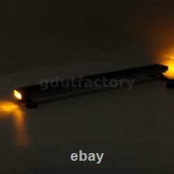 78LED Recovery Light Bar Car Amber Emergency Flashing Strobe Beacon Lamp magneti
