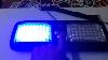 86 Led Car Truck Visor Panel Strobe Flash Lighting Emergency Light Blue Blue
