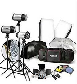 900W Studio Strobe Flash Photography Lighting Kit