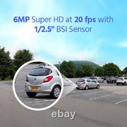 ANNKE 6MP Color 2-Way Talk PoE CCTV IP Camera 180° View Human Vehicle Detection