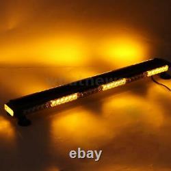 Amber 78 LED Recovery Light Bar 965mm 12v Flashing Beacon Truck Light Strobes