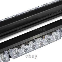 Amber 78 LED Recovery Light Bar 965mm 12v Flashing Beacon Truck Light Strobes