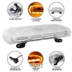 Amber Recovery Light Bar LED Flashing Beacon Lightbar Warning Strobe Van 600mm